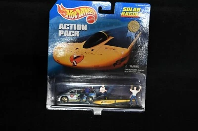 PACK DE ACCIÓN VINTAGE HOT WHEELS SOLAR CARRERAS CAL STATE LA SOLAR EAGLE SUN RACE 97 Foto 1 de 4