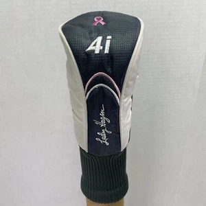 Copertura mazza da golf consapevolezza cancro al seno 1 nastro rosa nero e rosa - Foto 1 di 8