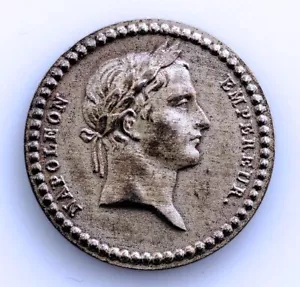 SC-Francia-Napoleón Bonaparte. Quinario Coronación 1805. EBC/XF. Plata 1,8 g. - Imagen 1 de 2
