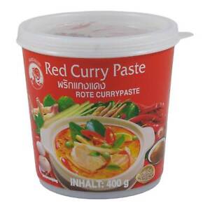 6er Pack COCK Rote Currypaste Red curry paste 400g, 2,4kg