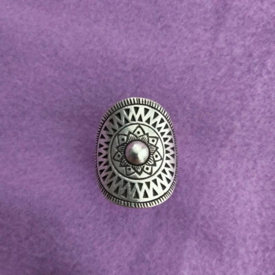 Fine Silver Rings 925 Sterling Solid Adjustable Free Size Vintage Fashion R78014 - Image 1 of 4