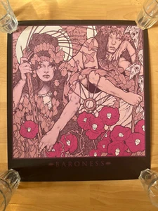 John Dyer Baizley Baroness Red Album 2008 Screen Print Poster Signed Numbered - Bild 1 von 2