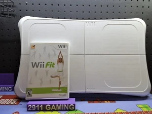 Nintendo Wii Fit Balance Board With Wii Fit Game-TESTED WORKS GREAT! - Picture 1 of 7