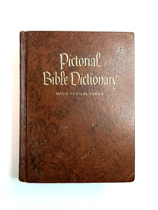 Vintage 1976 Pictorial Bible Dictionary With Topical Index Hardback - Picture 1 of 24