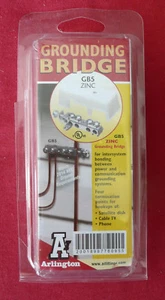 Arlington GB5 heavy-duty Zinc Grounding Bridges with white plastic cover - Picture 1 of 4