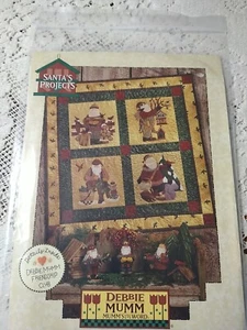 Mumm's The Word "Santa's Projects" Christmas Wall Quilt Pattern Debbie Mumm - Picture 1 of 3