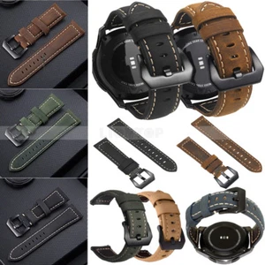 Leather Band Strap For Samsung Galaxy Watch 7 6 5 4 Classic 40 44 46mm Pro 45mm - Picture 1 of 34