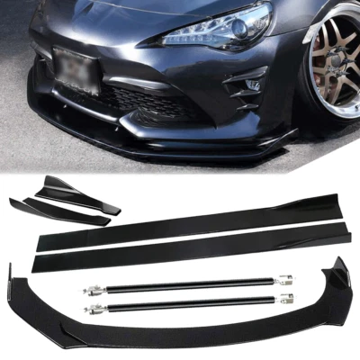 For Toyota Celica 00-05 Front Splitter Bumper Lip Spoiler Strut Side Skirt Body Foto 1 de 4