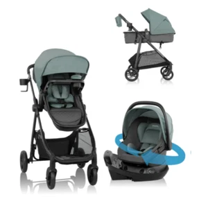 Evenflo Omni Ultra Travel System w Revolve180 LiteMax NXT Rotational Infant Seat - Picture 1 of 8