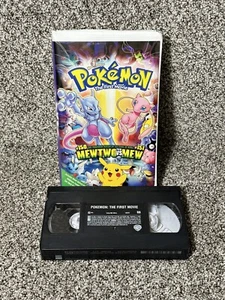 Pokemon VHS Tape The First Movie VHS Mewtwo Vs Mew Used UNTESTED #150 vs #151 - Picture 1 of 10