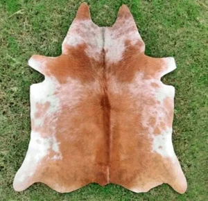 Alfombra de cuero de vaca real Brindle alfombra de cuero de vaca alfombra para el hogar 12,95 - Imagen 1 de 2