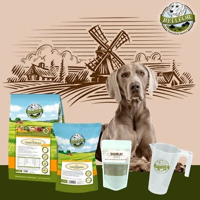 Bellfor Hundefutter Trocken Trockenfleisch Haut & Fell Pulver Sparpaket 3x - Bild 1 von 4