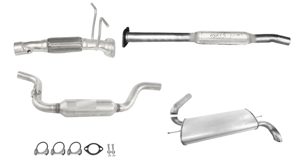 Fits: 2012-2018 Ford Focus 2.0L Hacthback Complete Exhaust (Except: PZEV) — 第 1/1 张图片