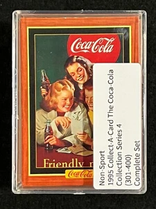 1995 Collect-A-Card The Coca-Cola Collection Series 4 Complete Set (301-400) - Bild 1 von 3