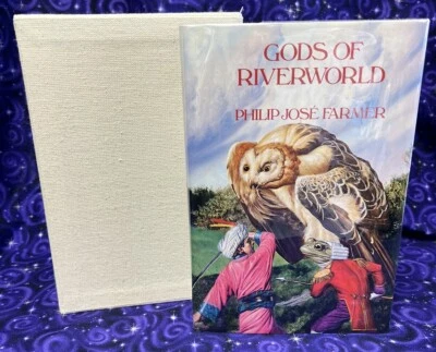 SIGNED Gods of Riverworld by Philip Jose Farmer Phantasia Press, LTD  1st Ed. - Image 1 of 4