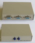 2 Port VGA SVGA Monitor Sharing Switch Box 2 In 1 Out For LCD PC TV Monitor