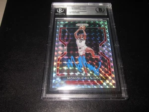 MONIQUE BILLINGS AUTO 2022 PANINI PRIZM MOSAIC SSP 1/3 CARD #150 BECKETT SLAB - Picture 1 of 7