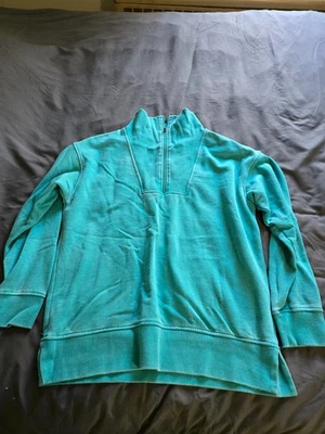 Filly Flair Pigmento Teñido Fogata Sudadera Cuarto Cremallera Mujer Talla Grande  Foto 1 de 2