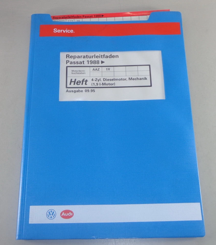 Manual de Taller VW Passat B3 Desde 1988 4 Cil. Motor Diesel 1,9l 9/1995 - Imagen 1 de 1