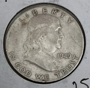 1949 S Franklin Half Dollar - Picture 1 of 2