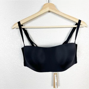 Sujetador sin tirantes SKIMS NUEVO CON ETIQUETAS para mujer con forma inalámbrica en negro ónix talla 38D - Imagen 1 de 11