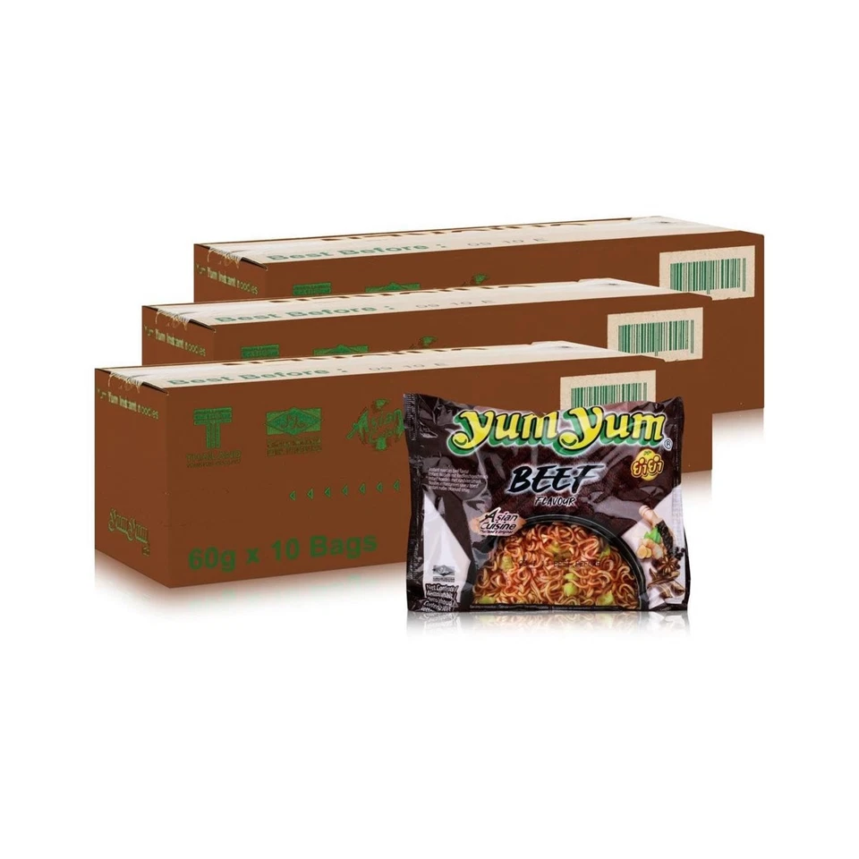 YUM YUM Instant Nudeln 60g Rind Packung 30er Pack - Bild 1 von 1