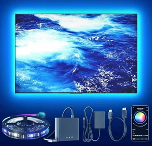 TV LED Backlight Kit HDMI 16.4ft Sync Lights for 45‑85” Screen - Bild 1 von 6
