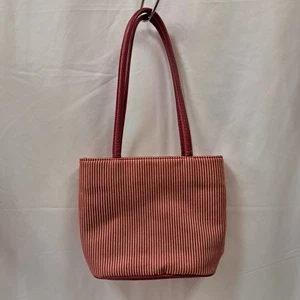 Bueno Tote Bag Red White Stripes - Picture 1 of 5