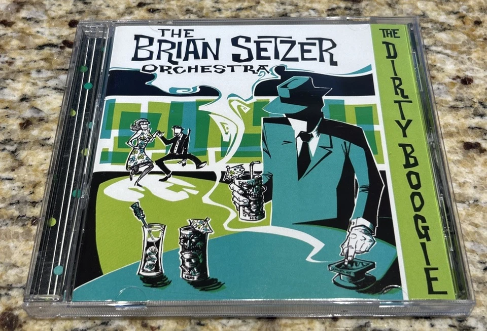 THE BRIAN SETZER ORCHESTRA- THE DIRTY BOOGIE CD INTERSCOPE Foto 1 de 3