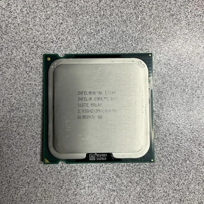 Intel Core 2 Duo E7500 SLGTE 2.93GHZ CPU Processor  - Image 1 of 2
