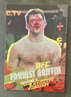 2010 Topps UFC Main Event Forrest Griffin The Ultimate Fighter Black /88 TUF - Image 1 of 2