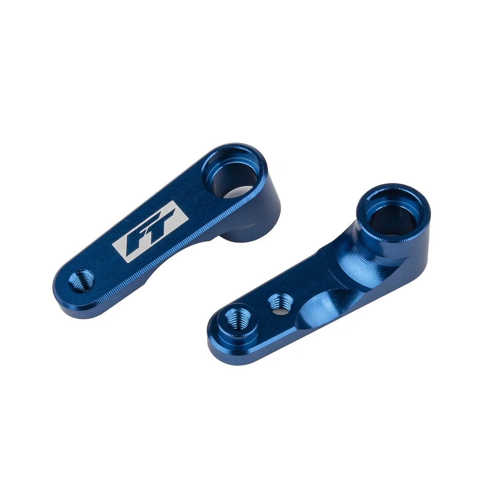 Team Associated RC10B6.4 FT Bellcranks De Direction, Aluminium Bleu / AE91983 - Photo 1/1