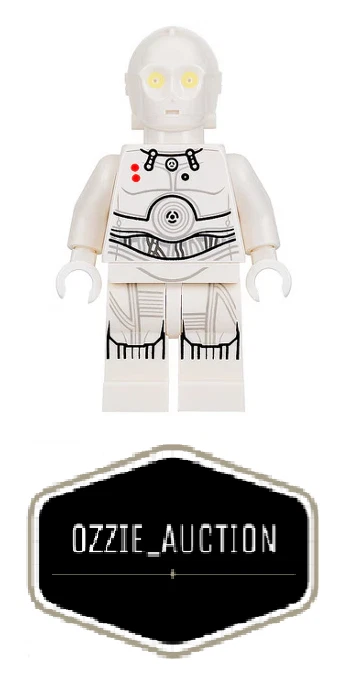 Lego Star Wars - K-3PO Minifigure Hoth Protocol Droid White [75098] - Image 1 of 1