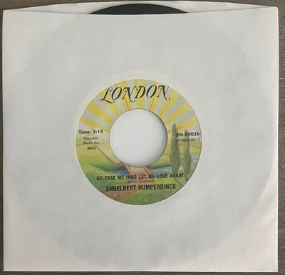 Engelbert Humperdinck~Release Me Reissue 45 RPM 7" VINYL SINGLE - Image 1 of 2