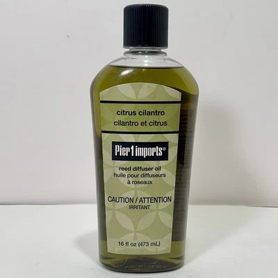 PIER 1 IMPORTS Reed Diffuser Citrus Cilantro Oil - 16 fl.oz. DISCONTINUED - NEW! - Image 1 of 4