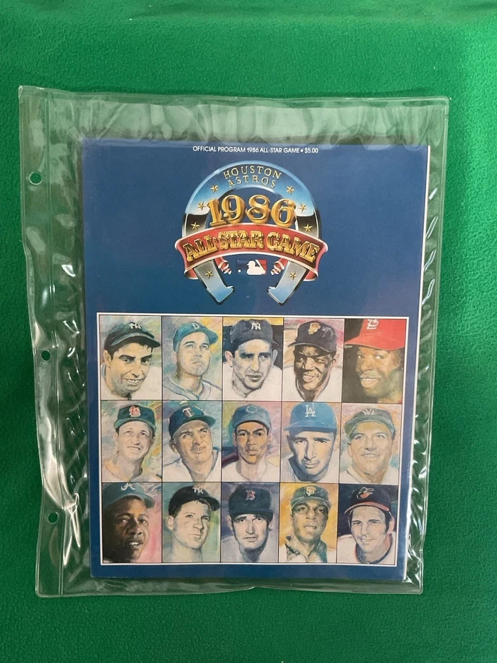 1986 MLB Baseball All Star Game Official Program Houston Astros - Image 1 of 2