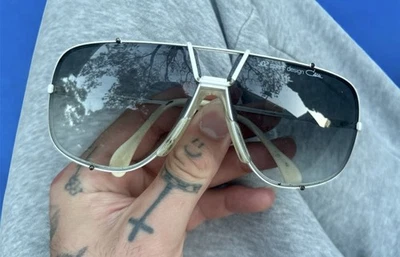 cazal sunglasses men 902 Sport Design White 1980s Rare Italy - Image 1 of 4