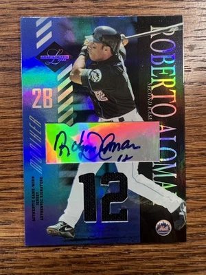 2003 Leaf Limited #22 Roberto Alomar Moniker Jersey Number #/5 - Image 1 of 2