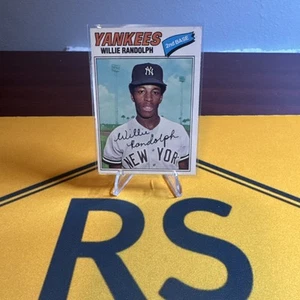 1977 Topps Burger King #13 Willie Randolph New York Yankees  - Picture 1 of 4