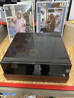 Tocadiscos vintage BSR McDonald 4800WX con cubierta antipolvo funciona bien Foto 1 de 4