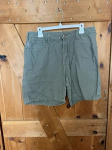 Women’s Carhartt Shorts Size 16 Khaki Grrrn  - Picture 1 of 4