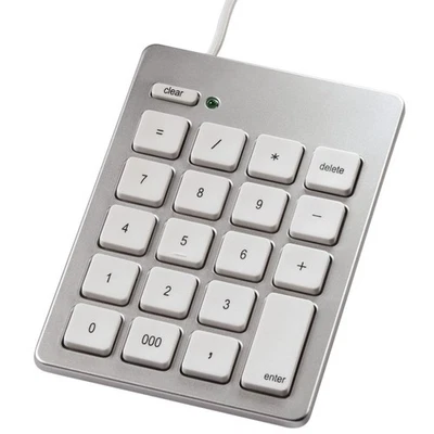 Hama USB Keypad Ziffern-Tastatur Nummern-Block Num-Pad für PC MAC iMac MacBook - Bild 1 von 3