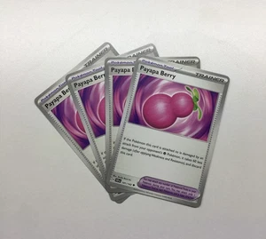 4x PAYAPA BERRY 141/142 - Play Set- POKEMON - UNCOMMON - STELLAR CROWN NM - Picture 1 of 2