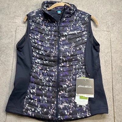 Chaleco acolchado Eddie Bauer StormDown 800 para mujer M estampado floral ligero cálido Foto 1 de 4