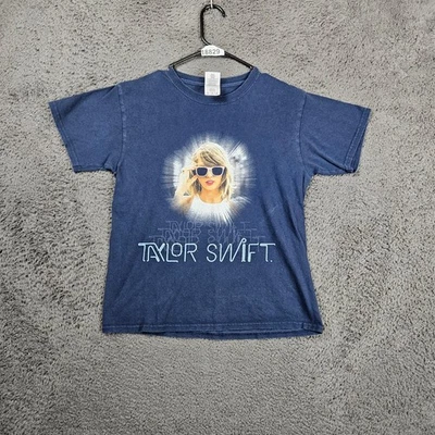 Футболка Taylor Swift 1989 World Tour молодежная средний синий концертный товар - Изображение 1 из 4