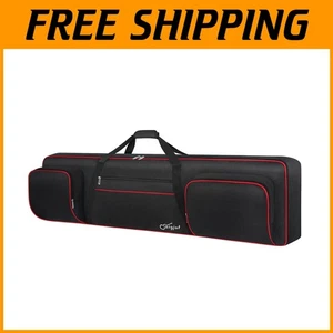 Durable 88 Key Keyboard Transport Case - Padded with Adjustable Carrying Options - Picture 1 of 10