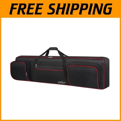 Durable 88 Key Keyboard Transport Case - Padded with Adjustable Carrying Options - Image 1 of 4