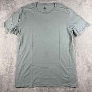 Ridge Merino Shirt Mens Medium Gray Merino Wool Baselayer Outdoor Hiking - Picture 1 of 13