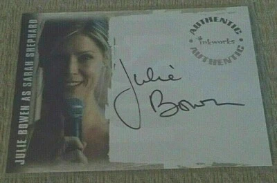 Julie Bowen 2006 Inkworks LOST As Sarah Shephard A-3 Card  Autograph Signed Auto - Image 1 of 2