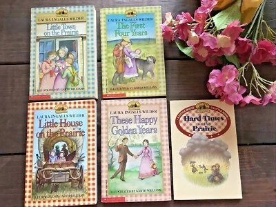 Five Books~ LITTLE HOUSE ON THE PRAIRIE series~ Nice Condition!~GREAT GIFT - Image 1 of 3